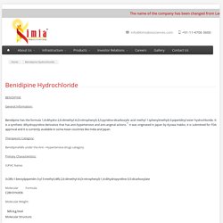 benidipine hydrochloride