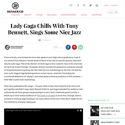 Lady Gaga Tony Bennett Frank Sinatra School Of Arts