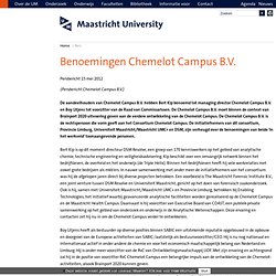 Benoemingen Chemelot Campus B.V.