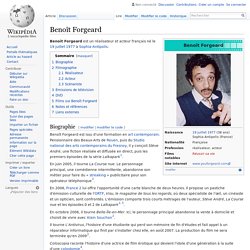 Benoît Forgeard