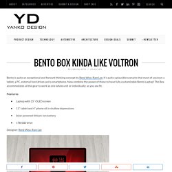 Bento Laptop Tablet Hybrid by René Woo-Ram Lee & Yanko Design