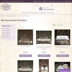Shop for bereavement jewelry online