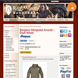 Bergans Morgedal Backcountry Anorak - Dark Khaki, Outdoor Coats and Jackets