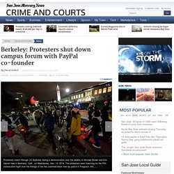 Berkeley: Protesters shut down campus forum with PayPal co-founder
