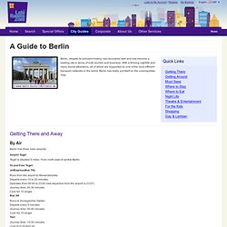 Guide de Berlin. Guide en ligne pour Berlin par LateRooms