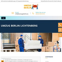 Umzug Berlin Lichtenberg - Umzüge aller Art - umzug-berlin