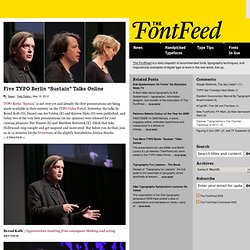Three TYPO Berlin “Sustain” Talks Online