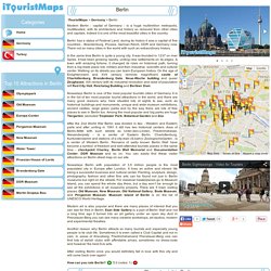 Berlin tourist attractions // Tourist Maps
