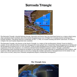 Bermuda Triangle - Devils Sea