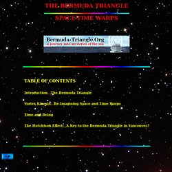THE BERMUDA TRIANGLE AND SPACE-TIME WARPS