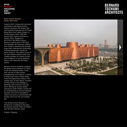 Binhai Science Museum Tianjin (2013-2019) Architecte : Bernard Tschumi