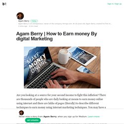 How to Earn money By digital Marketing