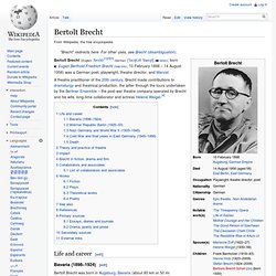 Bertolt Brecht