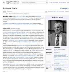 Bertrand Badie