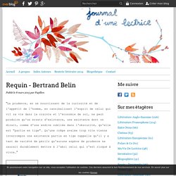 Requin - Bertrand Belin - Journal d'une lectrice