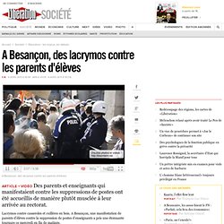A Besançon, des lacrymos contre les parents d'élèves