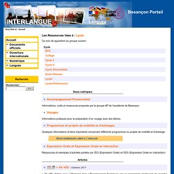 Besançon Portail Langues