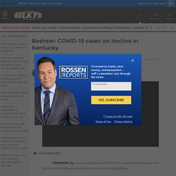 Beshear: COVID-19 cases on decline in Kentucky
