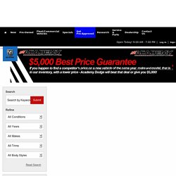 New cars for sale in Birmingham- Academy CDJR