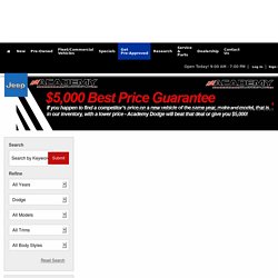 New Dodge for sale in Birmingham - Academy CDJR