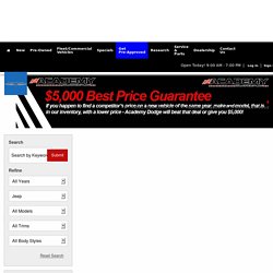 New jeeps for sale in Birmingham- Academy CDJR