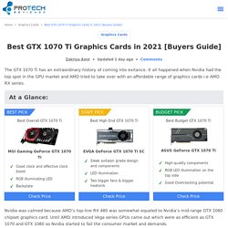 Best GTX 1070 Ti (June. 2021) - ProTechReviewer