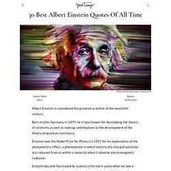 30 Best Albert Einstein Quotes Of All Time