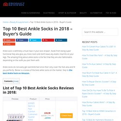 Top 10 Best Ankle Socks in 2018 - Buyer's Guide (June. 2018)