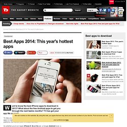 Best Apps 2012: This year's hottest apps