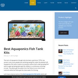 Best Aquaponics Fish Tank Kits -