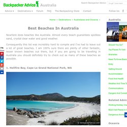 Best Beaches in Australia, What Are The Best Beaches in Australia, Where are the Best Beaches