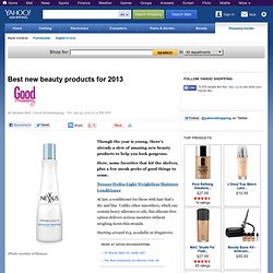 Best new beauty products for 2013