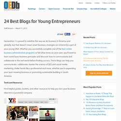 50 Best Blogs for Young Entrepreneurs