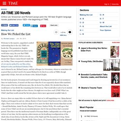 Full List - ALL TIME 100 Novels - TIME