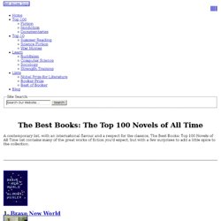 The Best Books: The Top 100 Novels of All Time - Listmuse.com