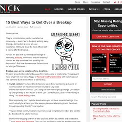 15 Best Ways to Get Over a Breakup