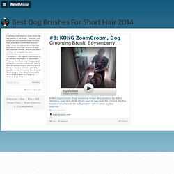 Best Dog Brushes For Short Hair 2014
