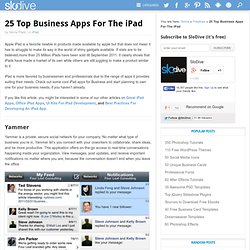 25 Best Business Apps For The iPad