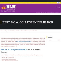 BCA Vs BBA: Best Career option after Class 12th