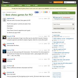 Best chess games for PC?