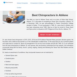 Best Chiropractors In Abilene