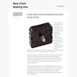 Best Clock Making Kits