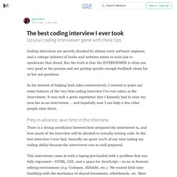 The best coding interview I ever took — Code Like A Girl