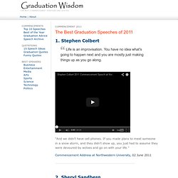 Easy graduation speeches