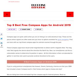 Top 8 Best Compass Apps for Android - Free Android Compass Apps 2019