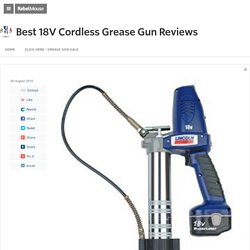 Best 18V Cordless Grease Gun Reviews