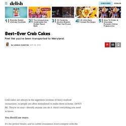 Best Crab Cake Recipe - How to Make Crab Cakes