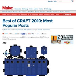 Best of CRAFT 2010: Most Popular Posts