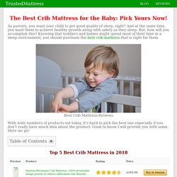 The Best Crib Mattress for the Baby in 2018 - Pick Yours Now