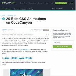 20 Best CSS Animations on CodeCanyon